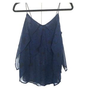 NWT Blue & Black Top
